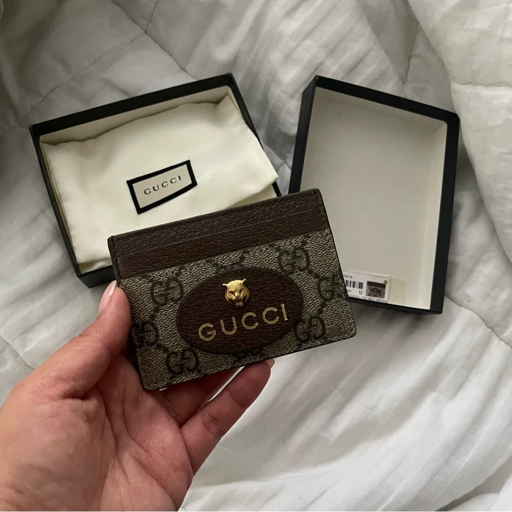 Neo Vintage GG Supreme card case